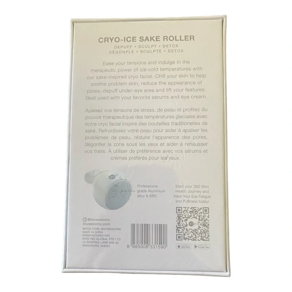 NWT-SKIN INC-CRYO ICE SAKE ROLLER